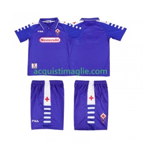 Divisa di Calcio ACF Fiorentina 1999 Retro Bambino Prima 1998